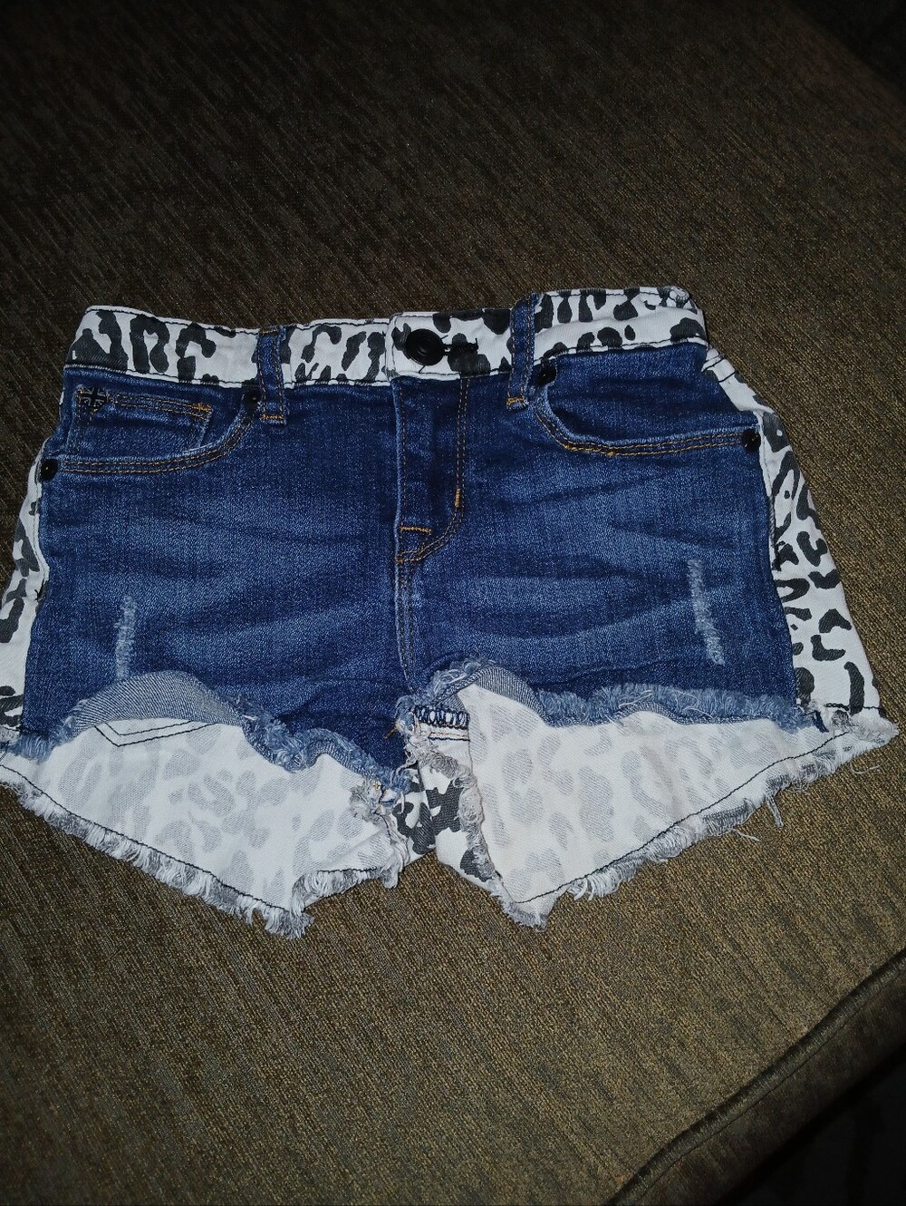 Hudson Girl's Cow Print Shorts